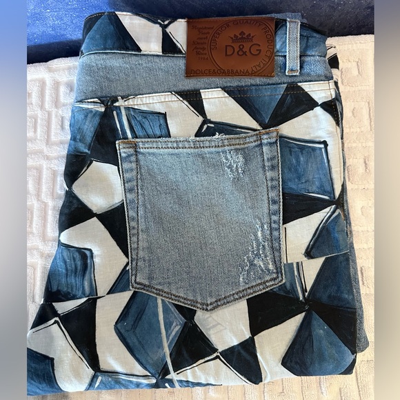 NWOT Dolce & Gabbana Slim Jeans - Size 56 (Italy), Fits 40” waist - Picture 1 of 12